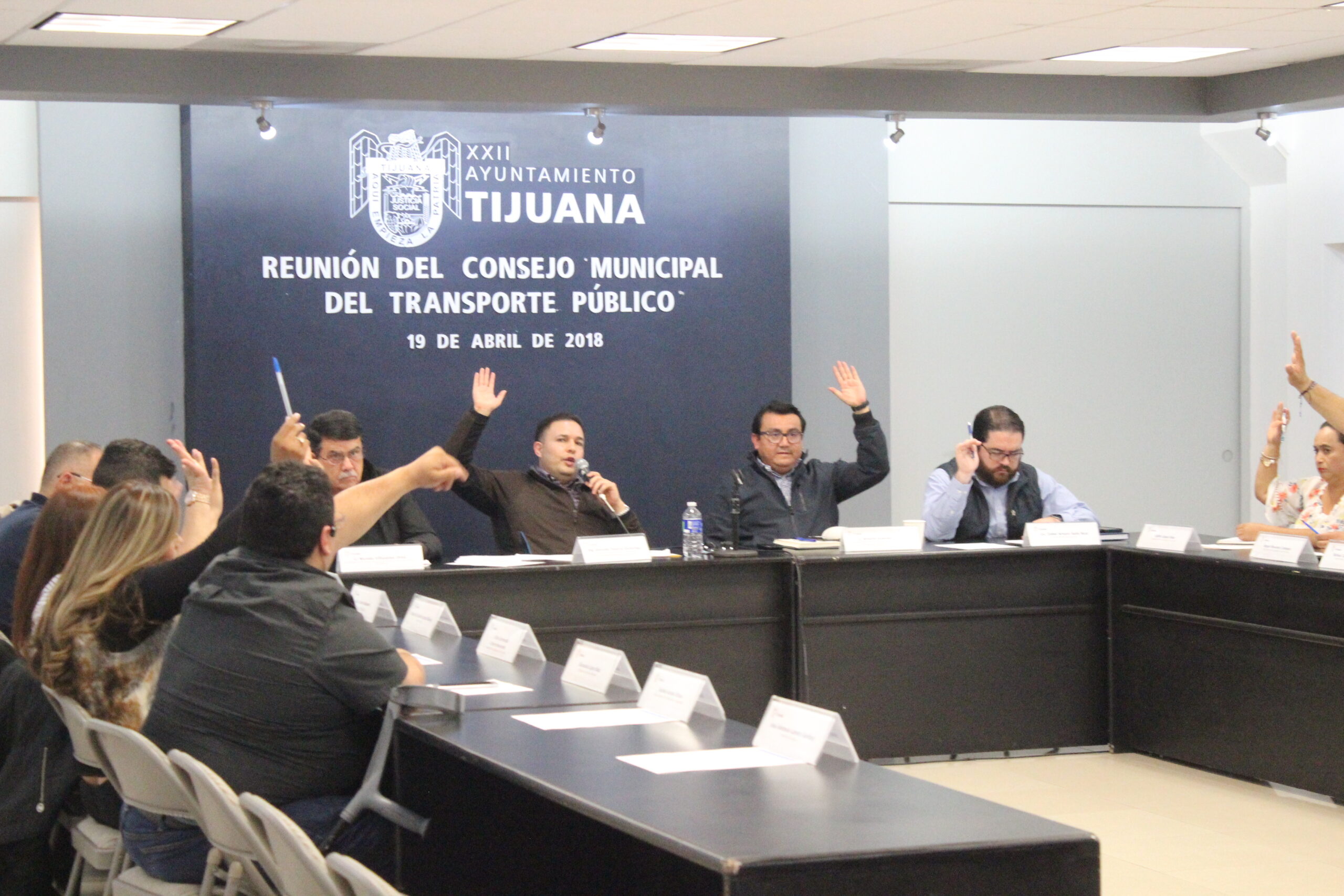 Sesionó el Consejo Municipal de Transporte Público