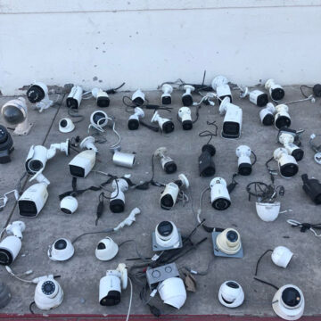 1 Retiran 57 cámaras ilegales en operativo conjunto con corporaciones de seguridad
