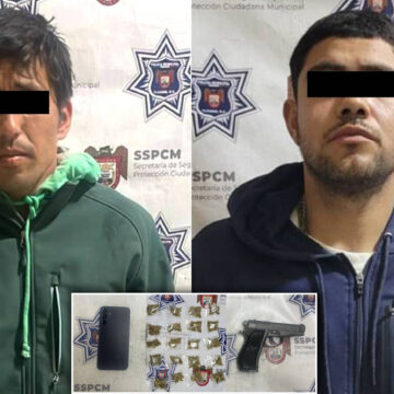 3 Presuntos responsables de robo con violencia son capturados por elementos de la Policía Municipal