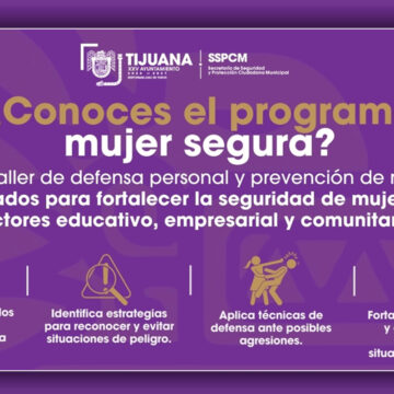 Fortalecen programa preventivo “Mujer Segura”