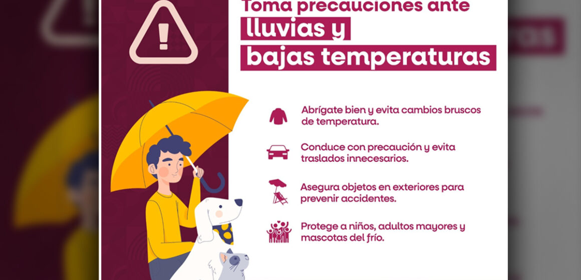 Anuncia pronóstico de lluvias y fuertes vientos en Baja California