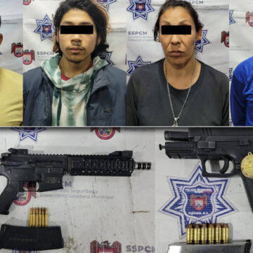 por Arrestan a cuatro personas en Santa Fe por posesión de arma de fuego