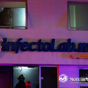 Incendio en laboratorio provoco evacuación de departamentos
