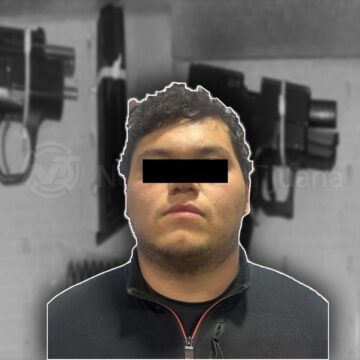 1 Detienen municipales a dos jóvenes con pistolas cargadas en Rancho las Flores