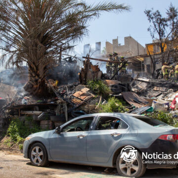 Riña conyugal provoca incendio en vivienda de la colonia El Mirador