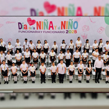 Intensa agenda de trabajo cumplió niño presidente y niña directora del sistema DIF BC