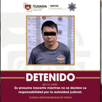 1 Asegura Policía Municipal a sujeto por violencia contra una mujer