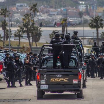 Policía Elite Tijuana Despliegan fuerzas federales en Tijuana para reforzar seguridad