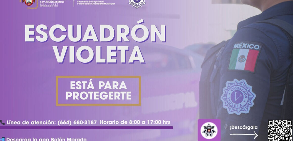 1j Reafirma SSPCM compromiso del Escuadrón Violeta para brindar atención a mujeres y menores