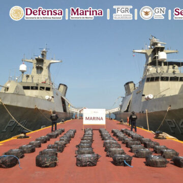 23 Aseguran en Guerrero 4.2 toneladas de presunta cocaína