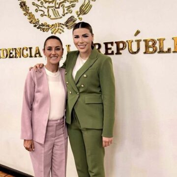 Marina del Pilar atiende llamado de Palacio Nacional en reunión con el Gabinete de Seguridad 
