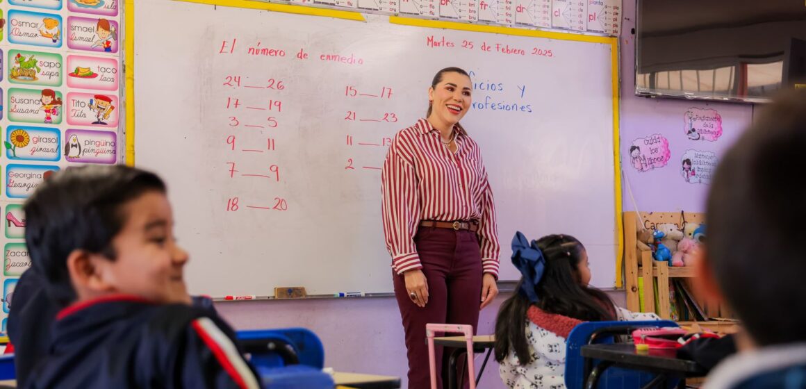 Asegura gobernadora la educación para todos los niños en BC