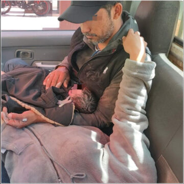 fsde Policías municipales auxilian a mujer en labor de parto en Tijuana