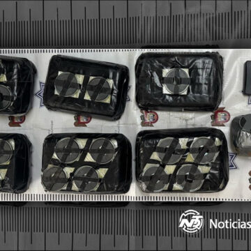 Atiende Policía Municipal caso de “Mula ciega” y decomisa 6 paquetes con droga