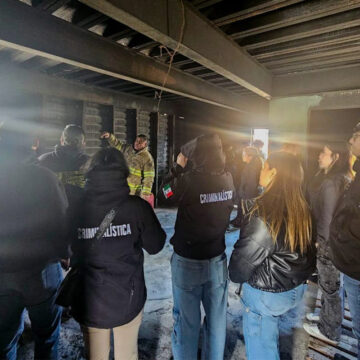 Prepara protección Civil BC a estudiantes de criminalística para el análisis de incendios