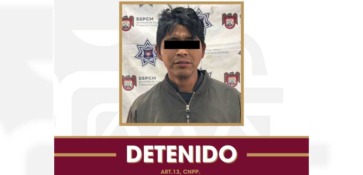 1 Tras activación de “Botón Morado” detiene policía municipal a presunto responsable de abuso sexual