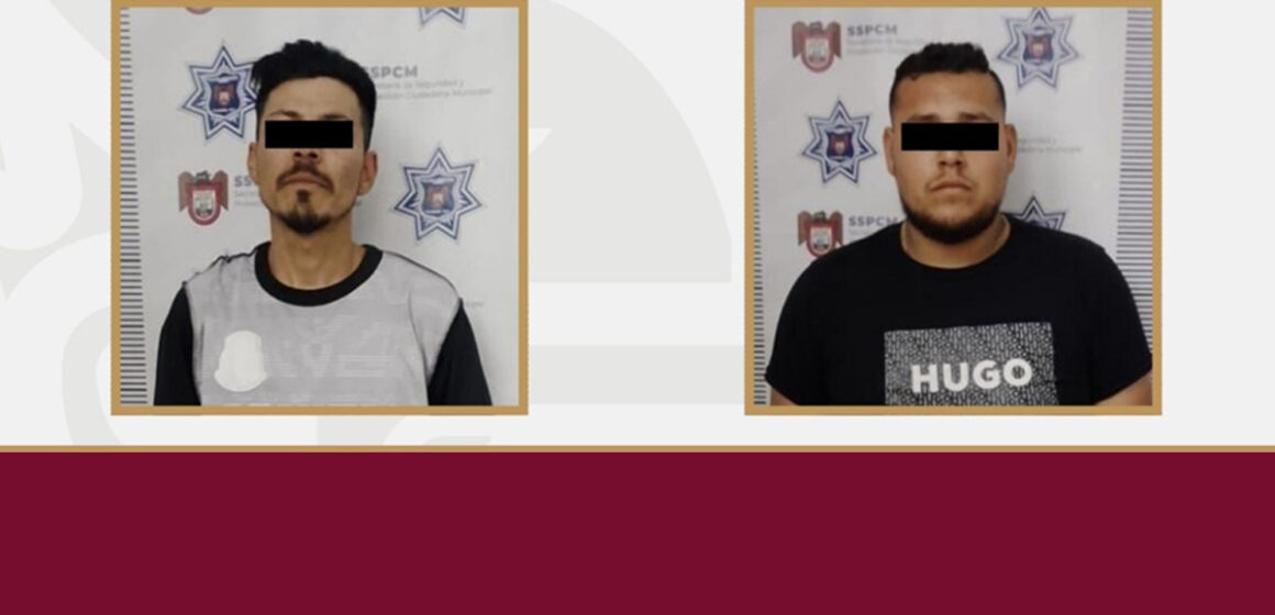 1 Policía Municipal de Tijuana captura a dos generadores de violencia en patrullajes