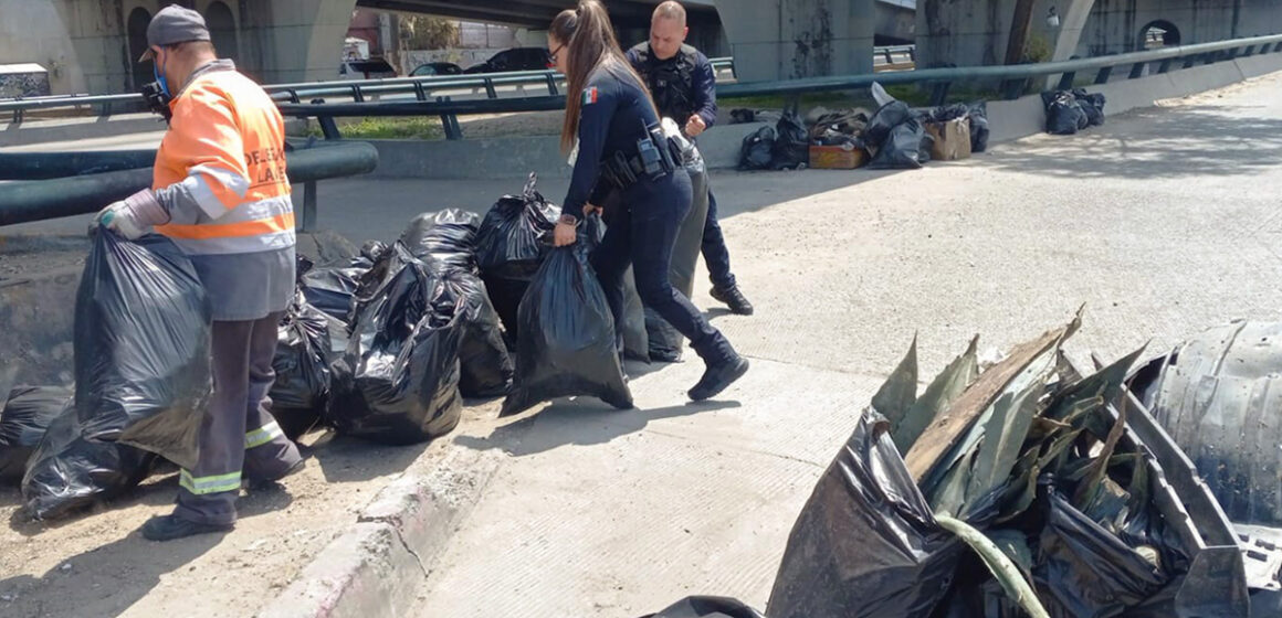 1 SSPCM colabora en jornada de limpieza de la zona de 5 y 10