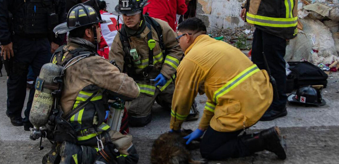 Dos caninos sin vida tras incendio en el Mariano