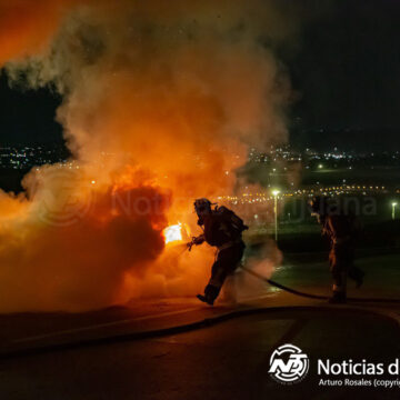 Automóvil se incendia sobre Avenida Internacional