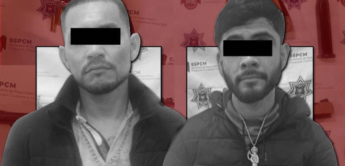 1 Detiene Policía Municipal a dos sujetos armados