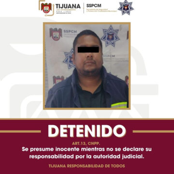 Detiene Policía Municipal a hombre por violencia familiar en la zona Camino Verde