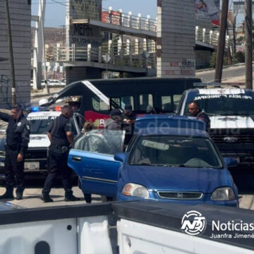 Persecución en Zona Centro Concluye con la Recuperación de un Vehículo Robado