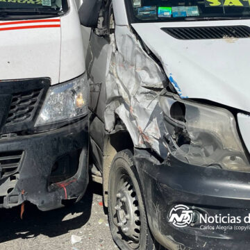 Accidente en parada de autobús de Puerta Plata deja una persona lesionada