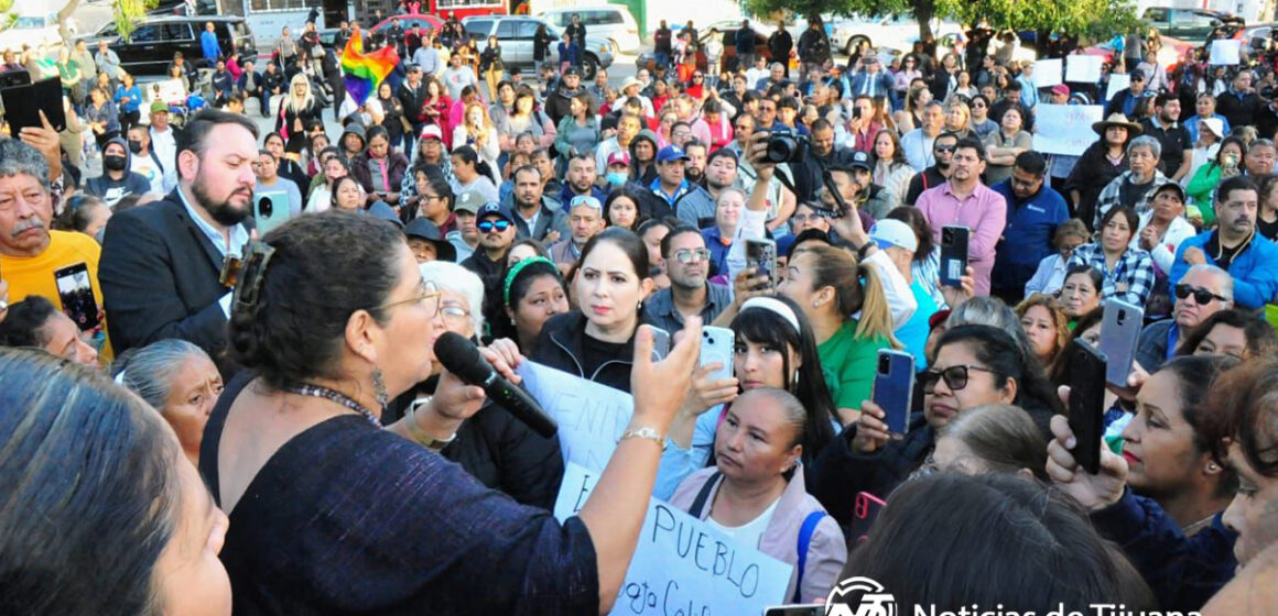 Lenia Batres impulsa reforma judicial desde la Plaza Colosio en Tijuana 