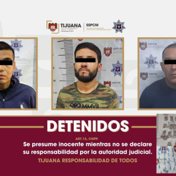 Detiene Policía Municipal a tres personas por delitos contra la salud