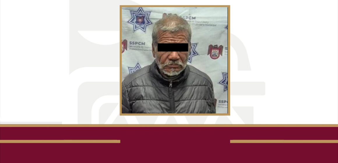 fd Captura Policía Municipal a sujeto por robo con violencia a casa habitación