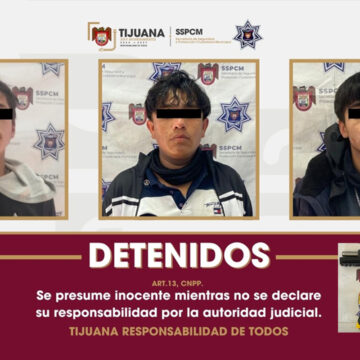 Asegura Policía Municipal a tres personas armadas tras persecución