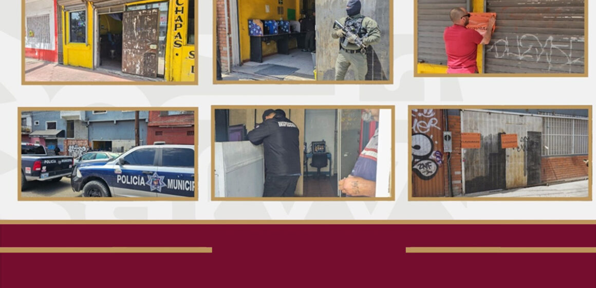 fds Ayuntamiento clausura tres locales con “tragamonedas” en Zona Norte