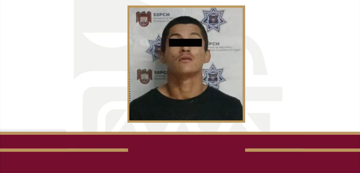 fge Detienen municipales a sujeto tras golpear a una mujer en la vía pública