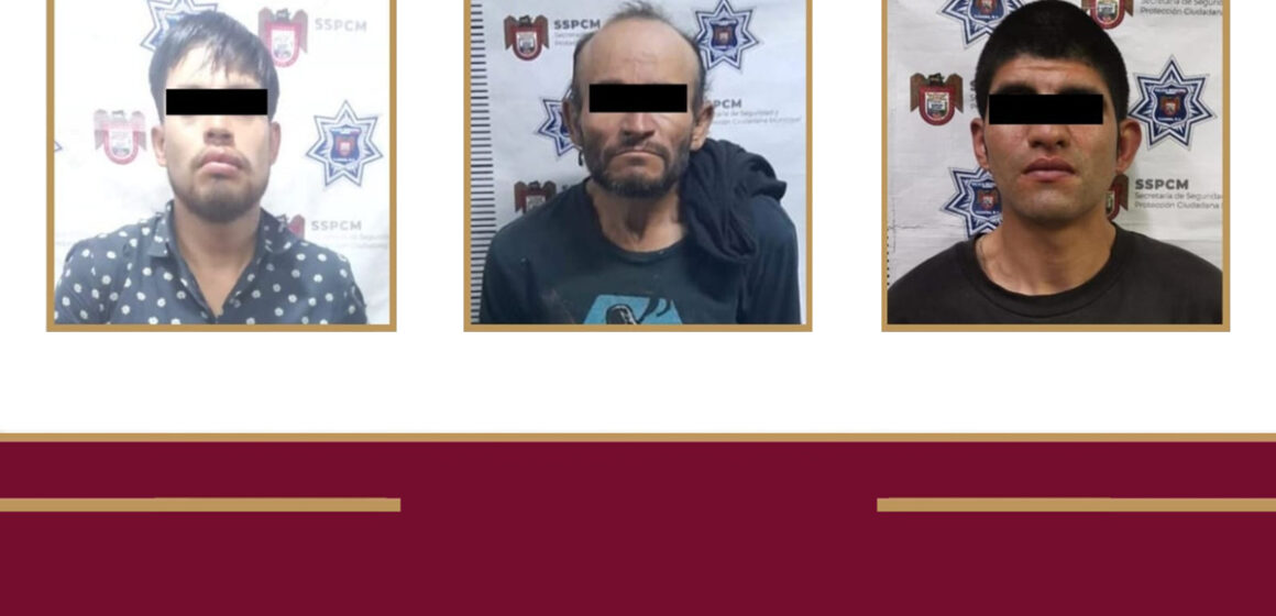 Capturan a tres presuntos narcomenudistas en Tijuana