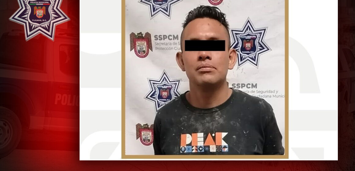 fsd Municipales arrestan a Juan con arma blanca tras agredir a ciudadano