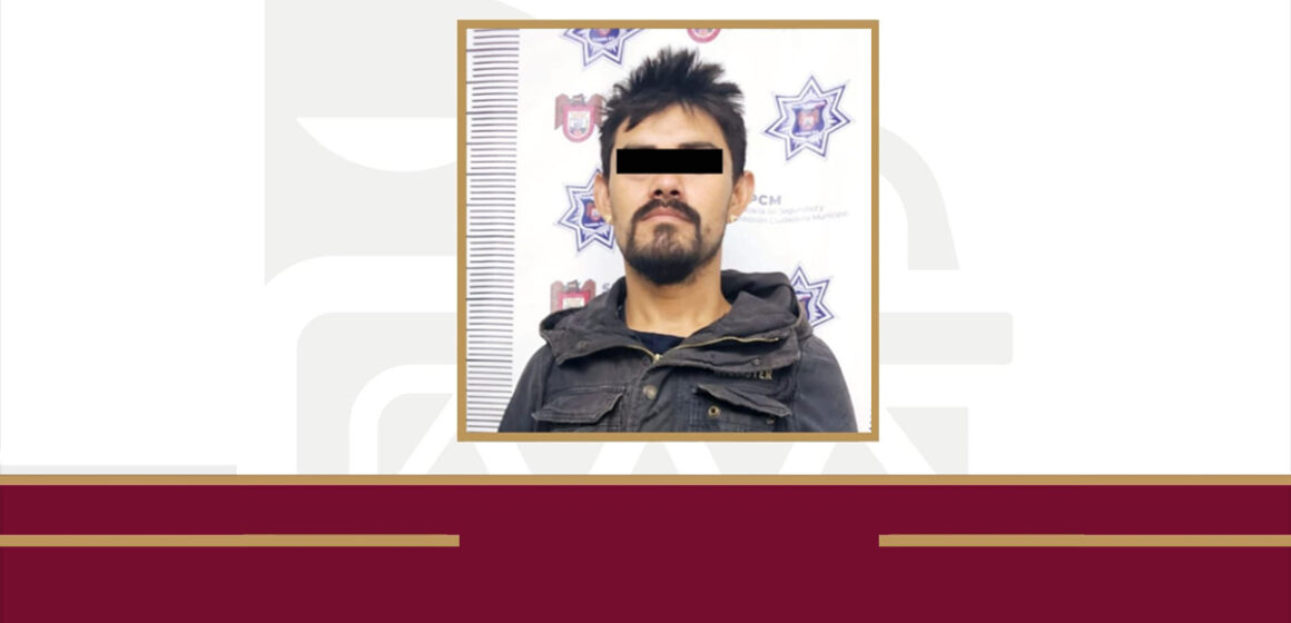 gfd Asegura Policía Municipal a hombre con arma de fuego en la colonia Francisco Villa