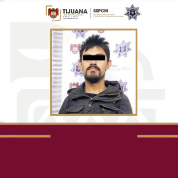 Asegura Policía Municipal a hombre con arma de fuego en la colonia Francisco Villa