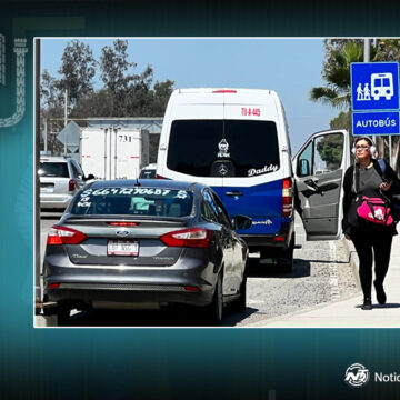 Refuerzan seguridad en zonas de transporte público del Aeropuerto de Tijuana
