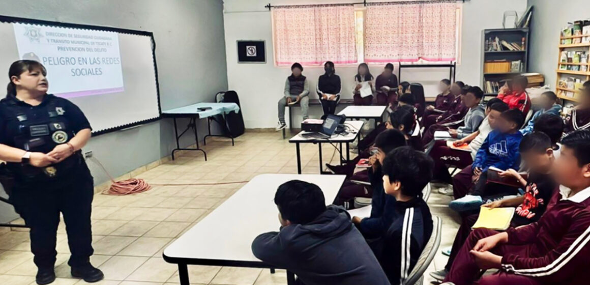 Impulsa gobierno de Tecate prevención en redes sociales para niñas y niños