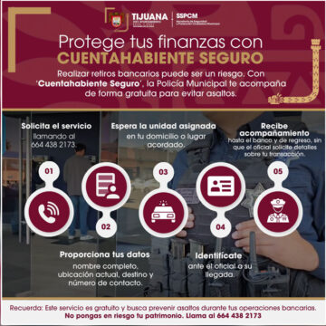 Reitera SSPCM el uso de programa “Cuentahabiente Seguro”