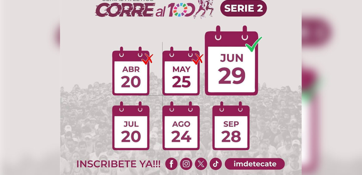Todo listo para el serial atlético “Corre al 100”