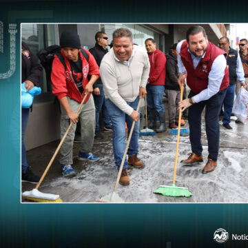 Recorre Ismael Burgueño colonias beneficiadas con el programa “Tijuana, Ciudad Limpia”