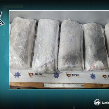 Policía Municipal confisca 23 kilos de droga en colonia Nueva Tijuana