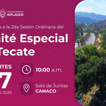 1 Invitación a la 2da sesión del comité especial río Tecate