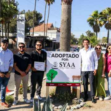 2 SYAA adopta el camellón no. 26 en Tecate