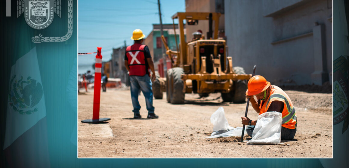 Ismael Burgueño constata inicio de obra que beneficiará a más de 15 mil en La Presa A.L.R.