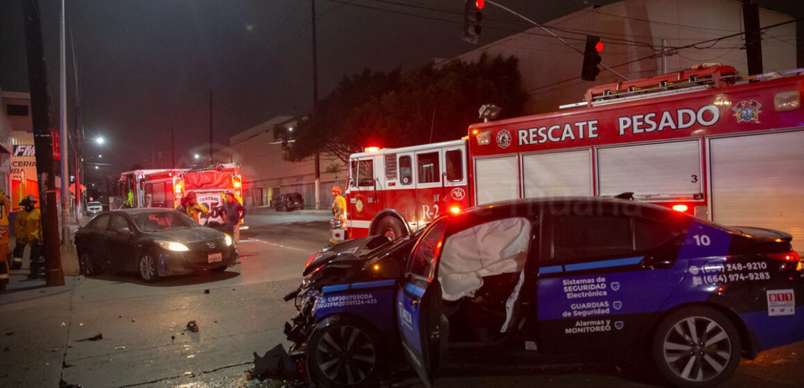 4 Dos personas lesionadas tras choque en Zona Centro