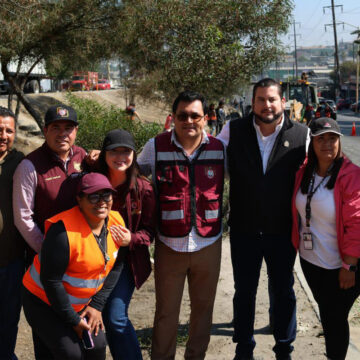 Macrojornada de limpieza del Ayuntamiento de Tijuana llega a la delegación La Presa