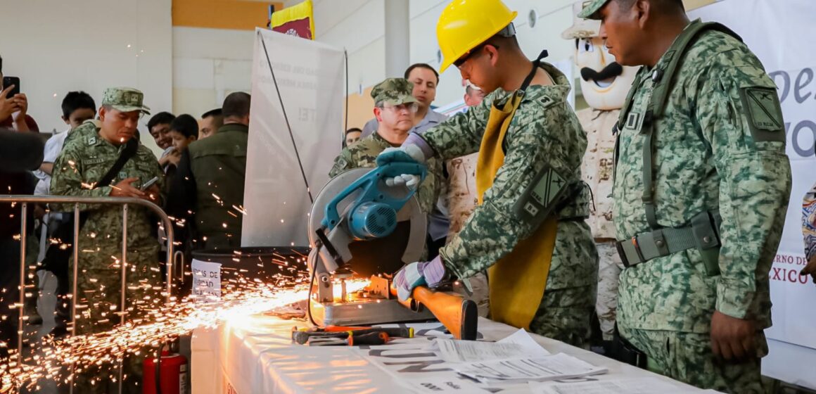 BC destaca en el canje de armas con la campaña “sí al desarme, sí a la paz” 